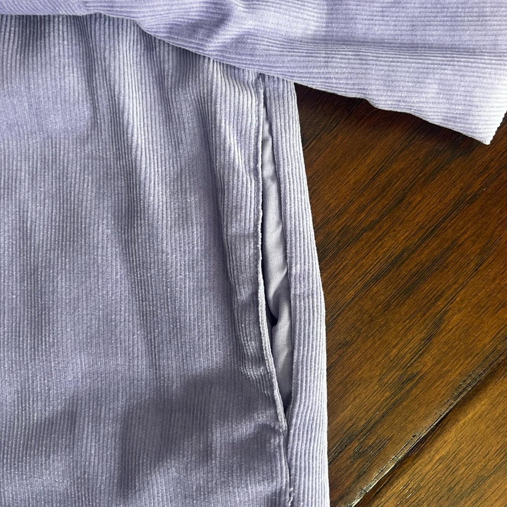 Wild Fable Lavender Corduroy Button-Up Shirt Jacket- pockets – Size Small – NWT - Picture 3 of 6